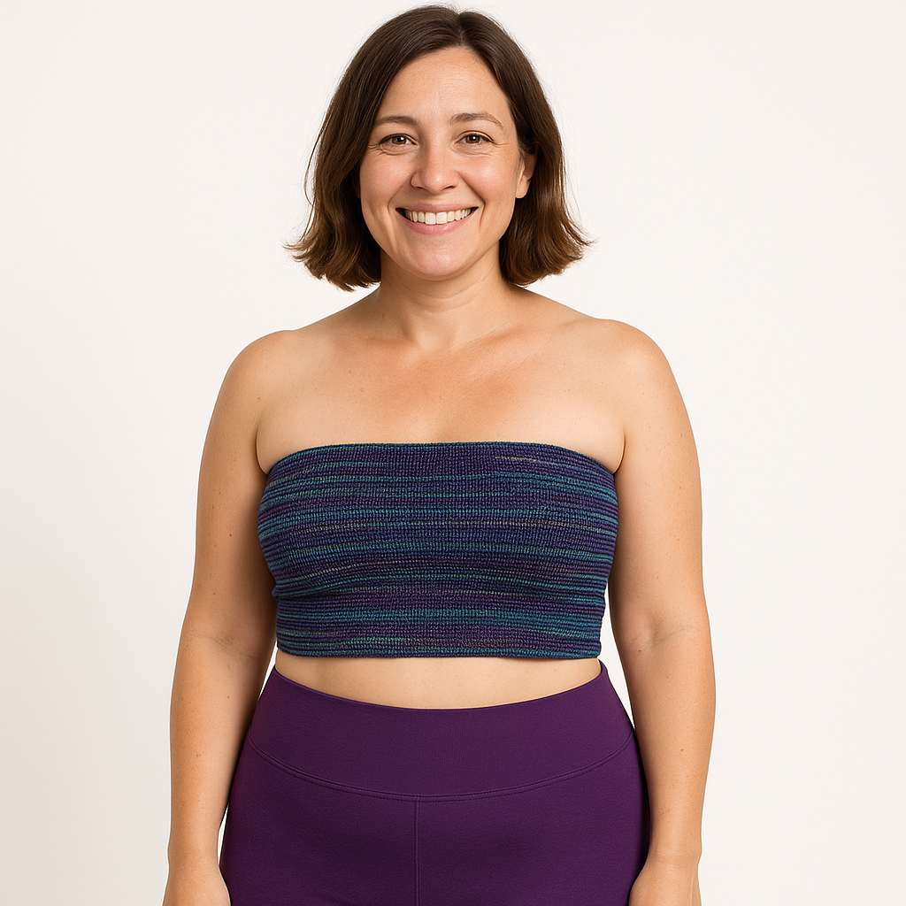 Woven Cotton Bandeau Boob Tube Top