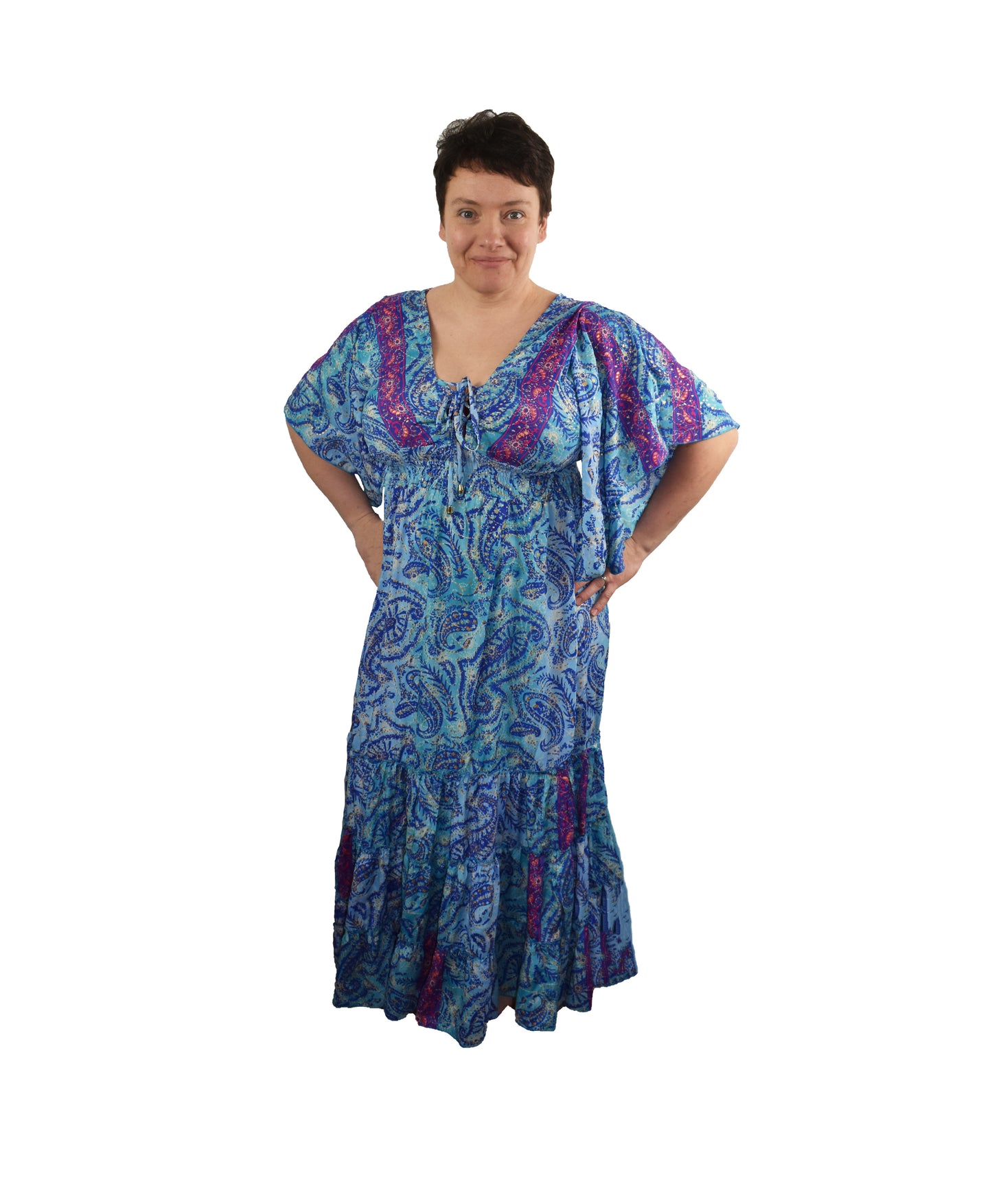 Angel Sleeve Dress