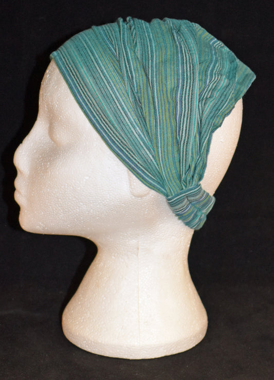 Striped Cotton Bandana Hair Band