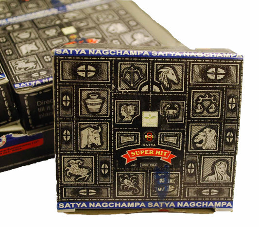 Satya Super Hit Nag Champa Incense 12 Cones