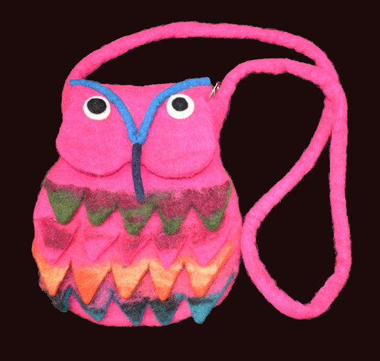 Felt Owl Bag