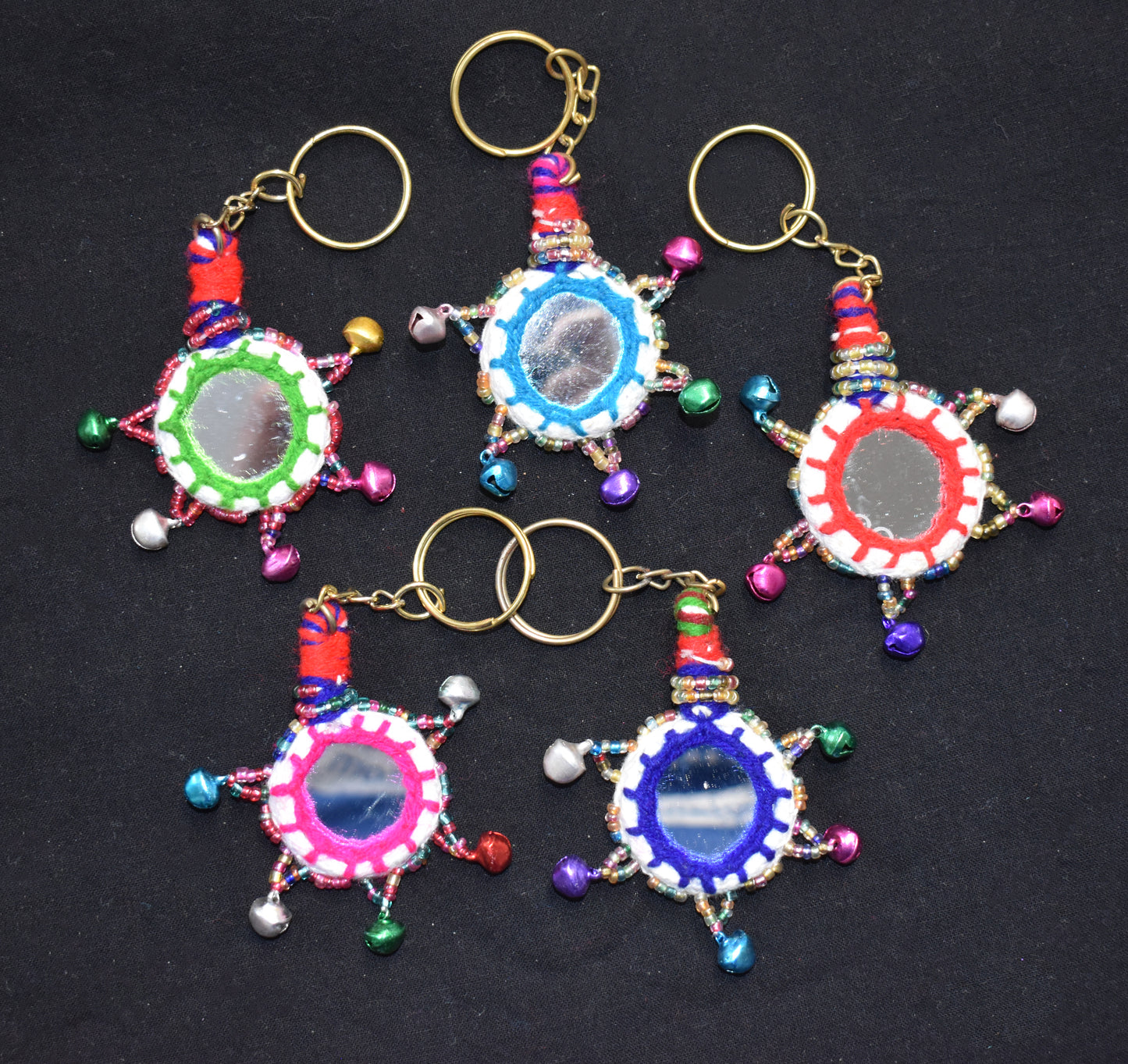 Recycled Mirror Keyring