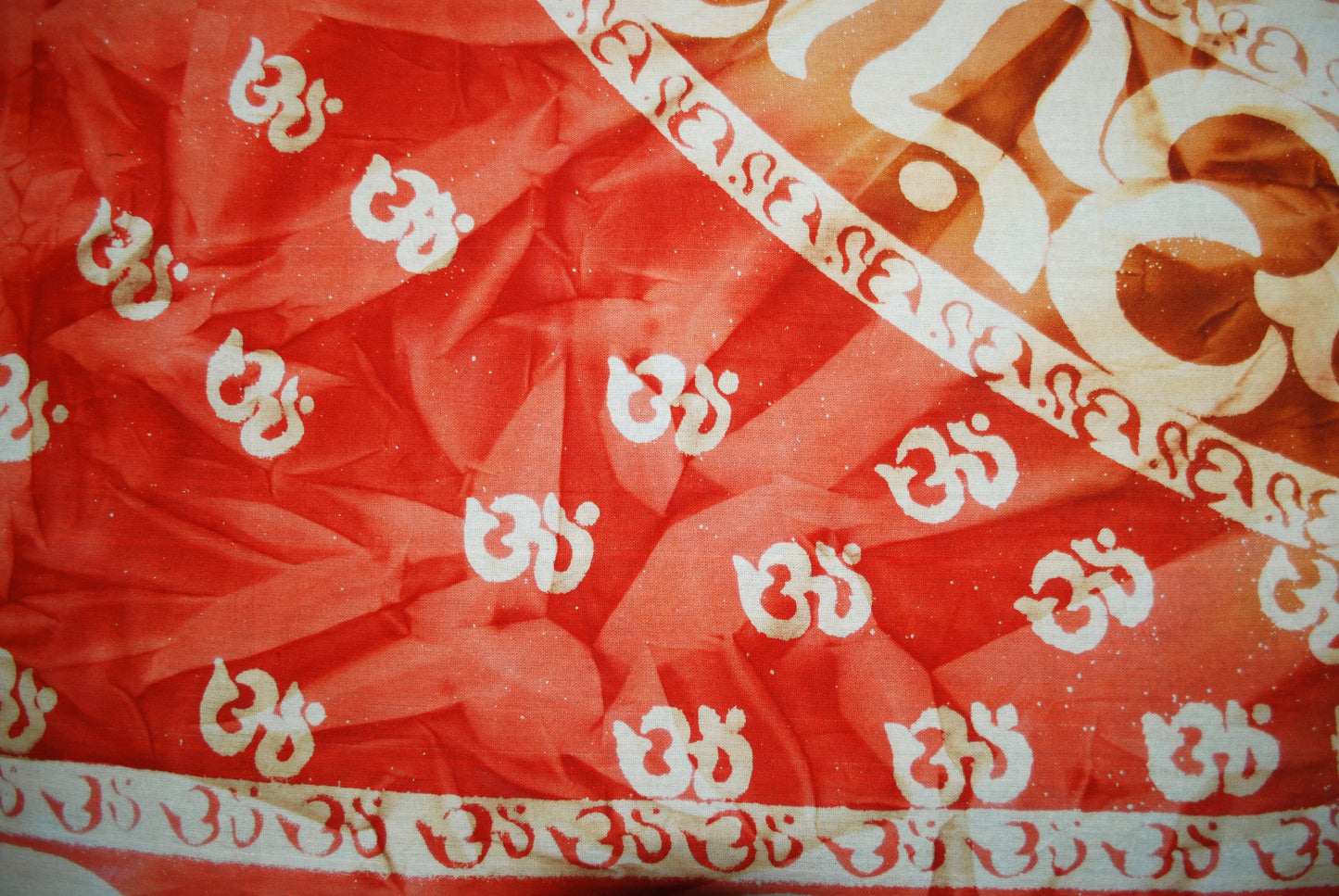 Tie Dye Om Bed Throw