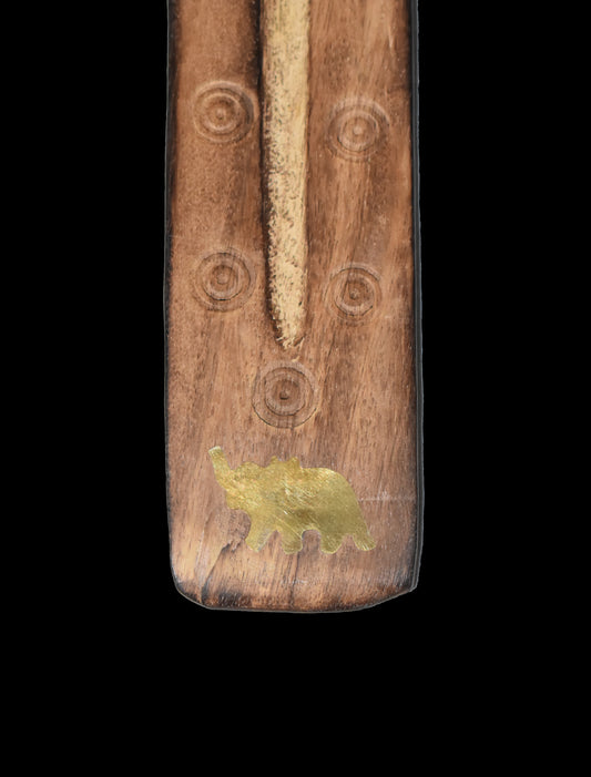 Hand Carved Elephant Wooden Ash Catcher