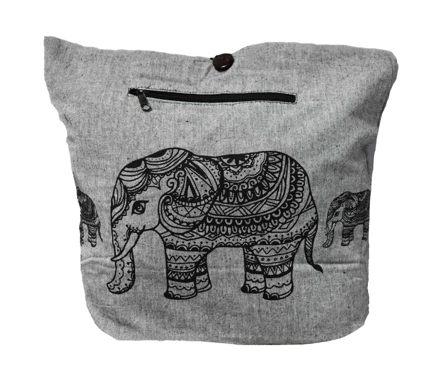 Elephant Print Sadhu Shoulder Bag
