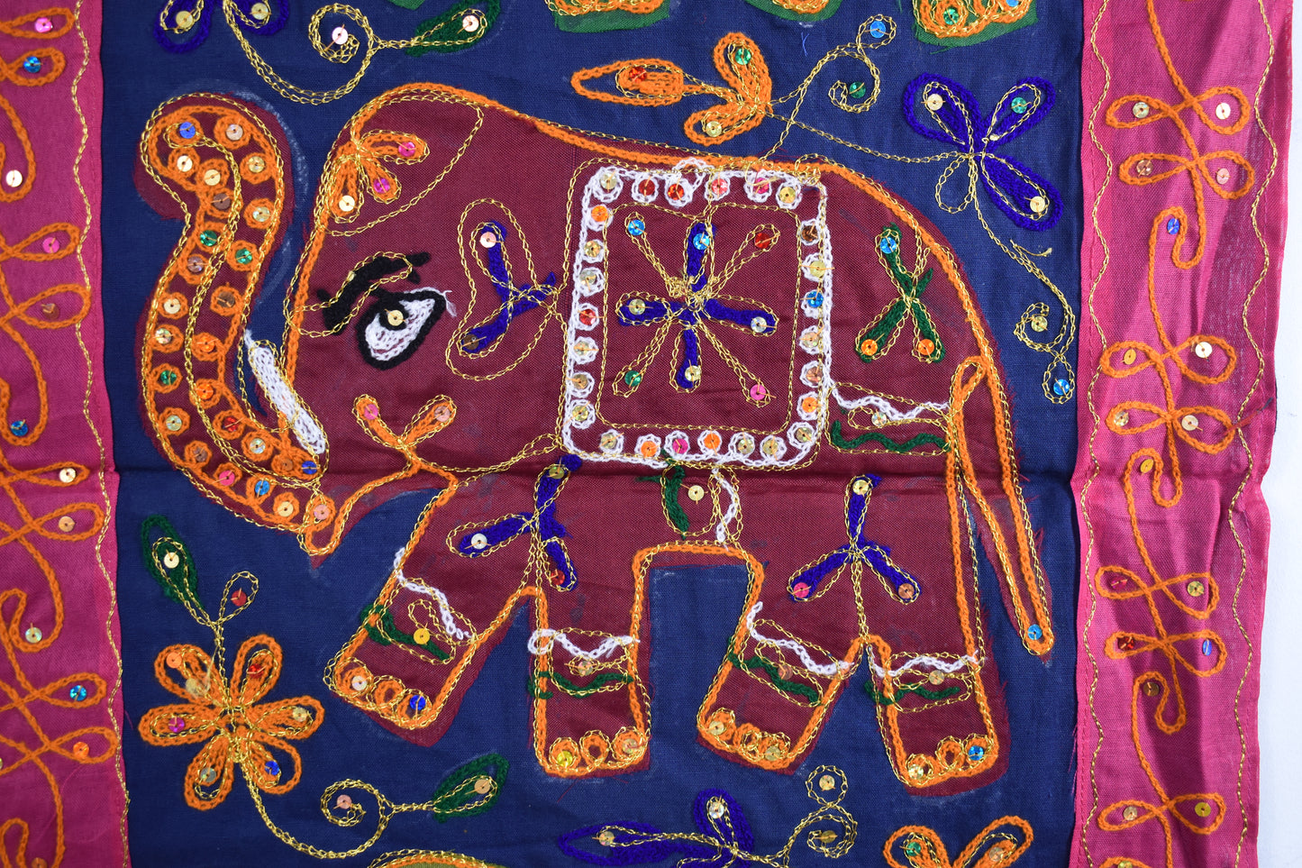 Elephant Wall Hanging Table Runner