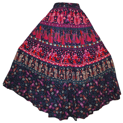 Printed Cotton Mandala Skirt
