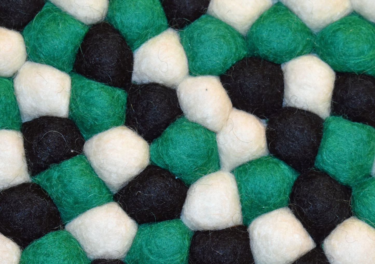 Large Green Felt Ball Mat 20cm