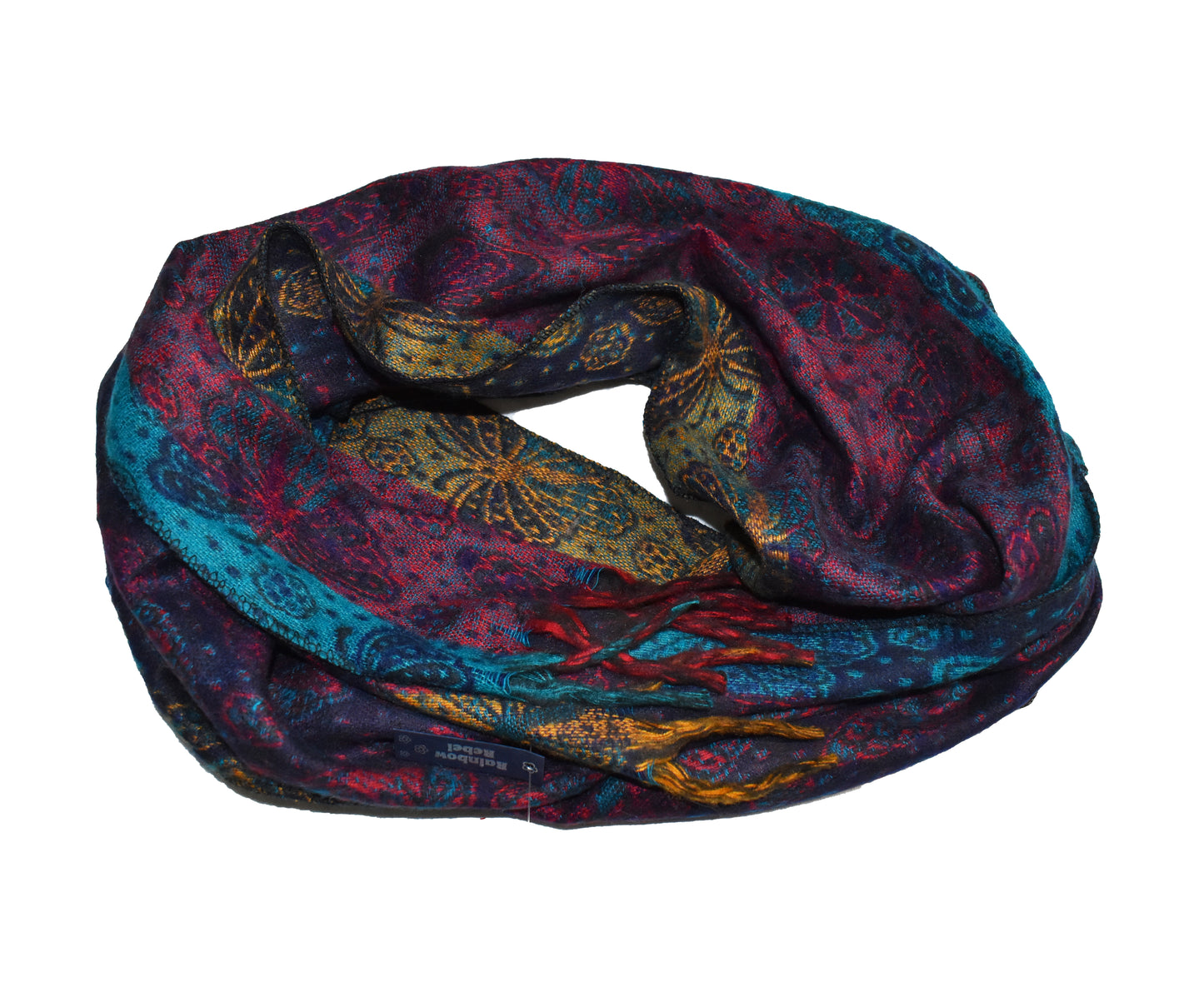 Butterfly Pattern Fleece Scarf