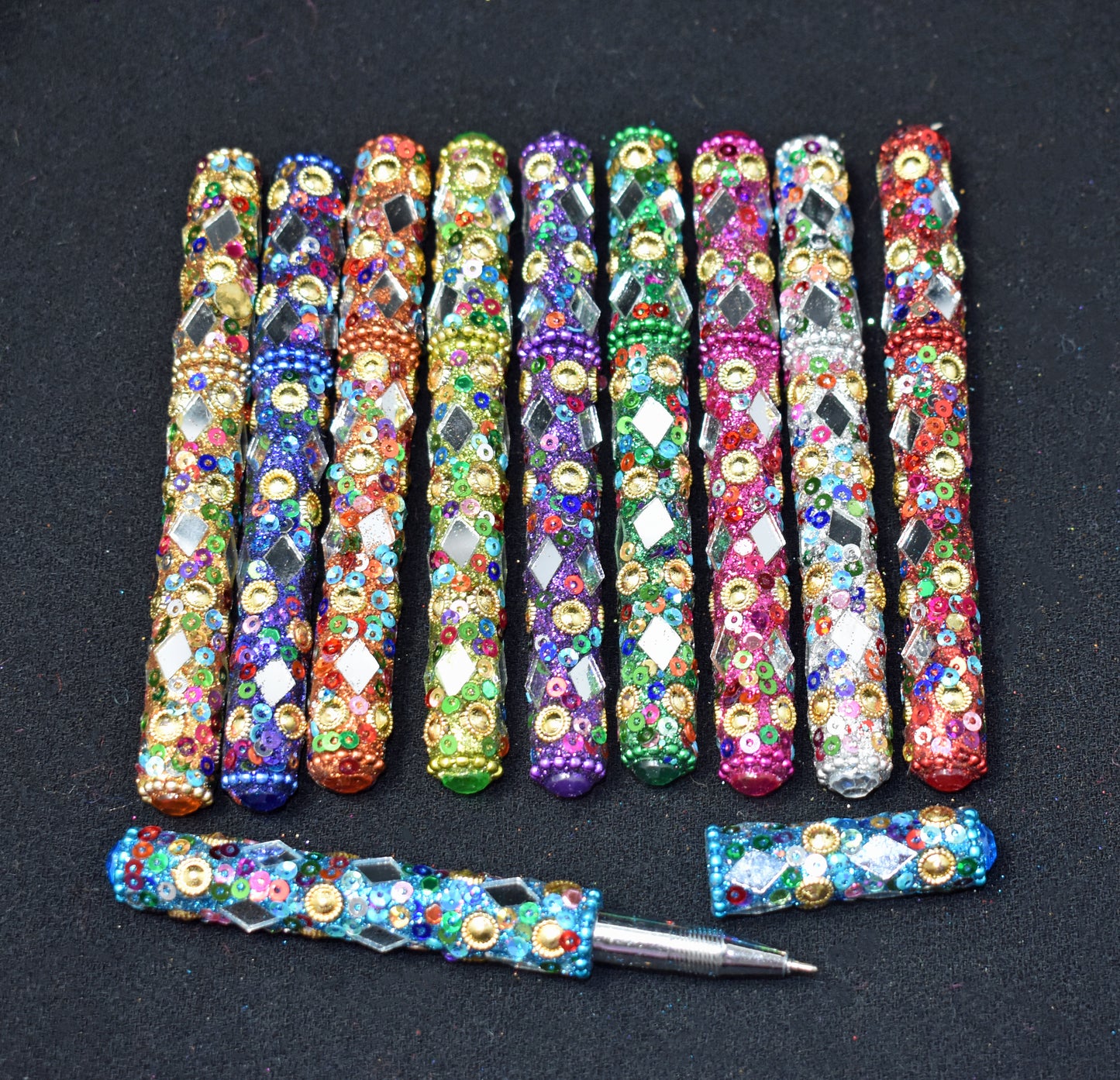 Sequin Mirror Pens x 10