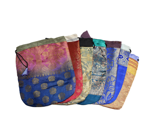 Medium Sari Silk Gift Bags (A5)