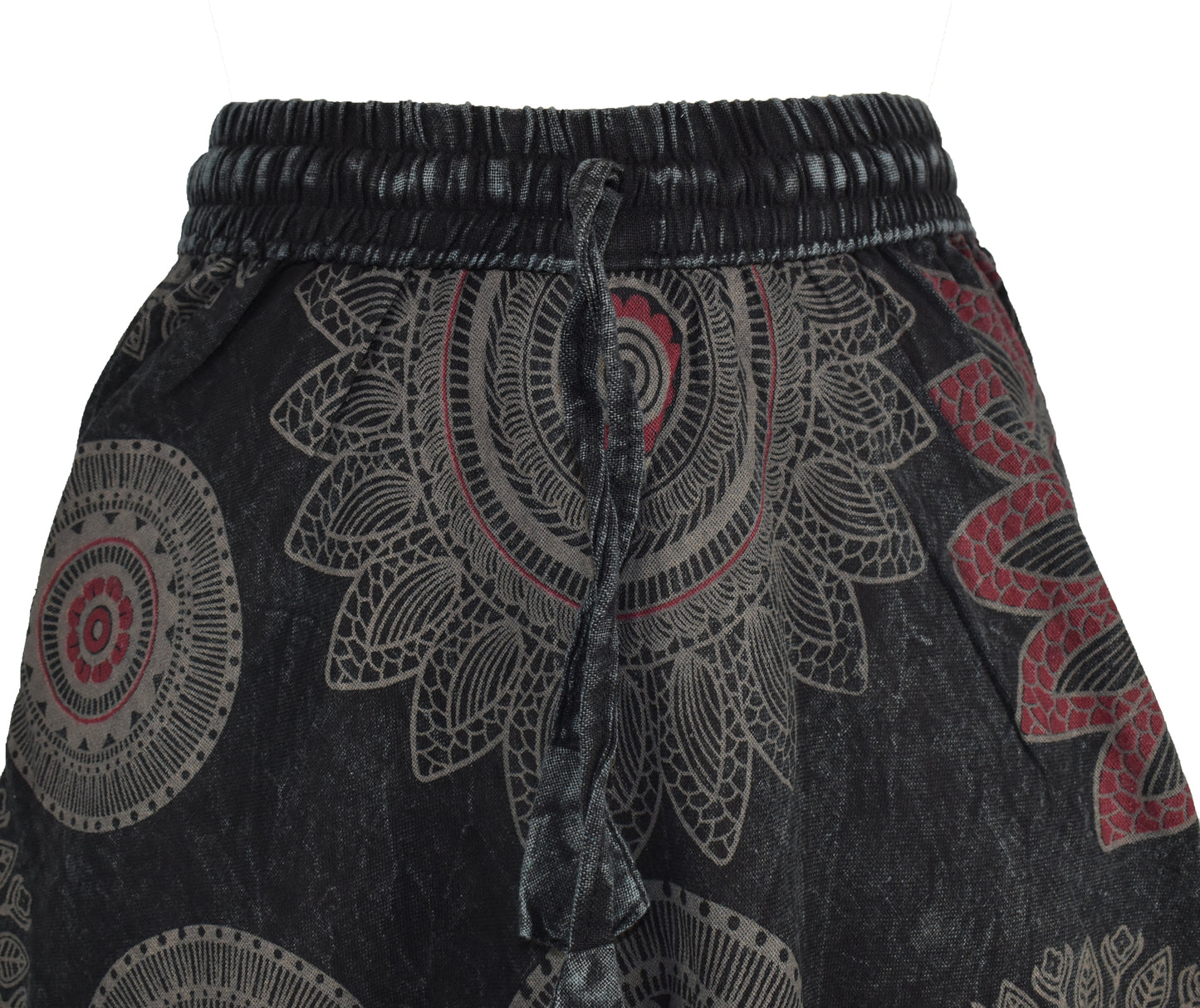Circle Mandala Print Skirt