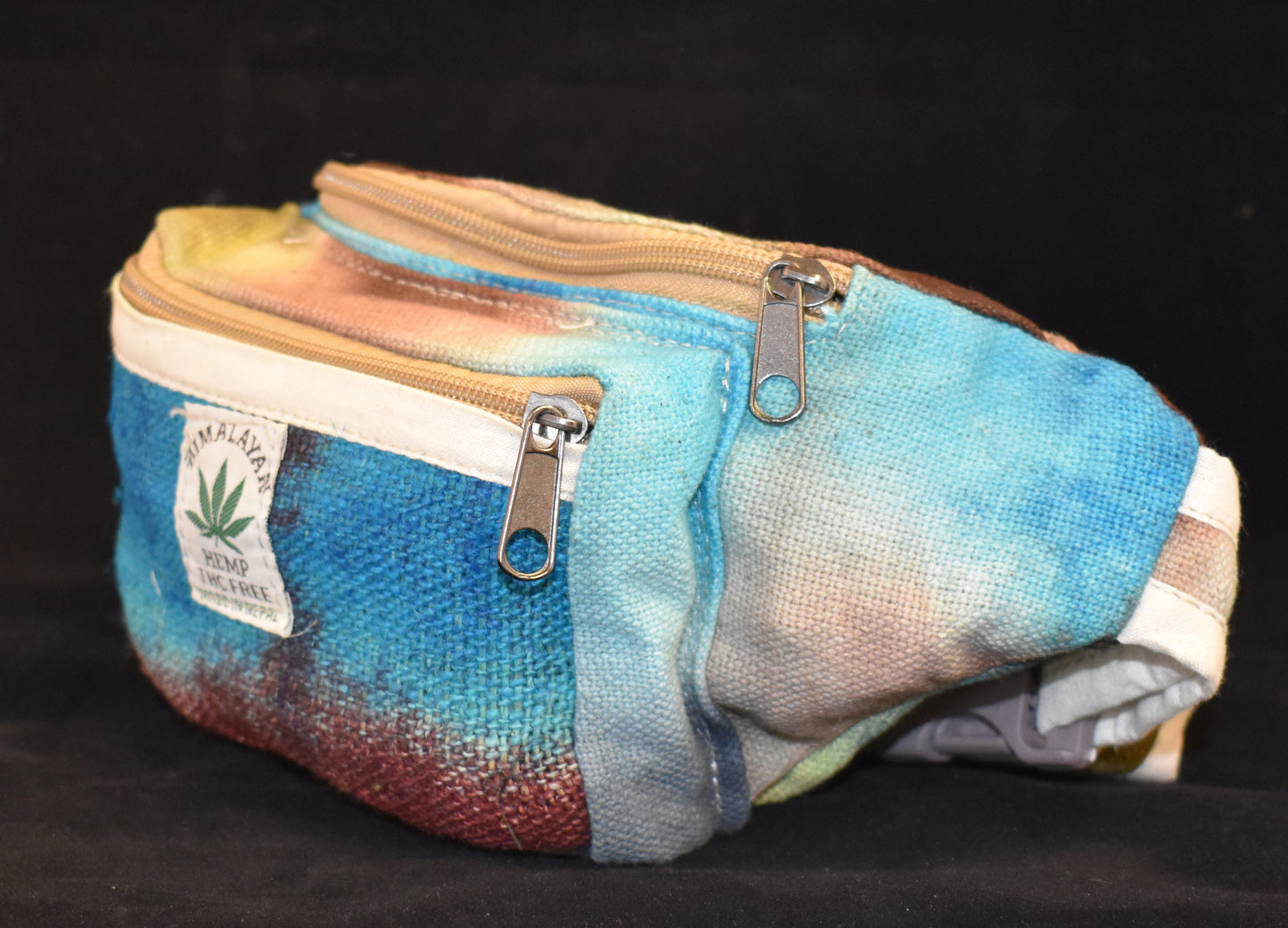Tie Dye Hemp & Cotton Bum Bag
