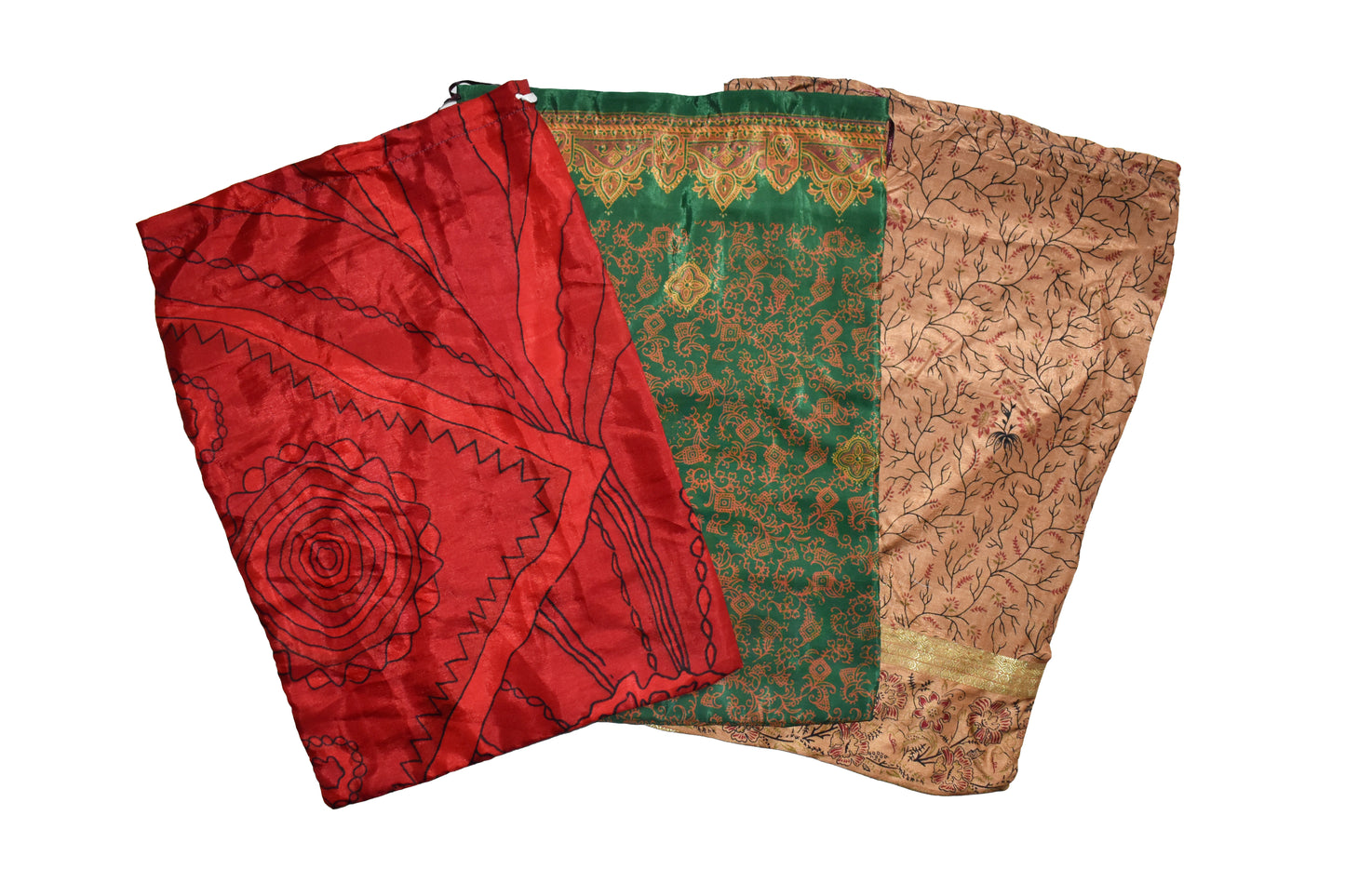Large Sari Silk Gift Bags (A4)