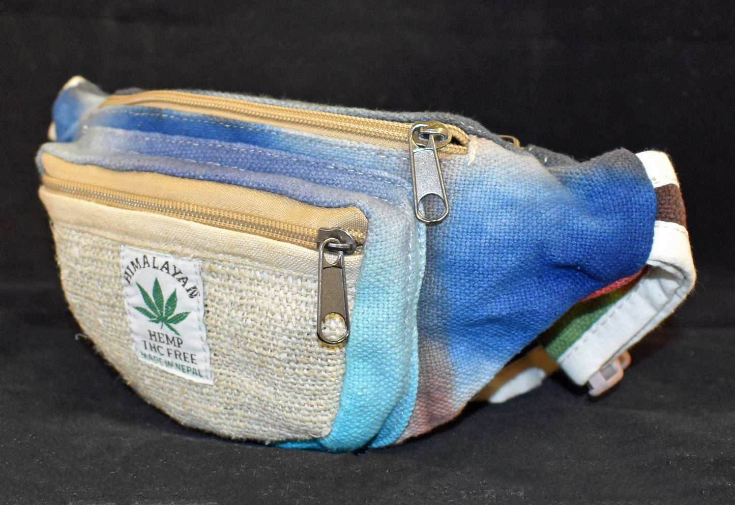 Tie Dye Hemp & Cotton Bum Bag