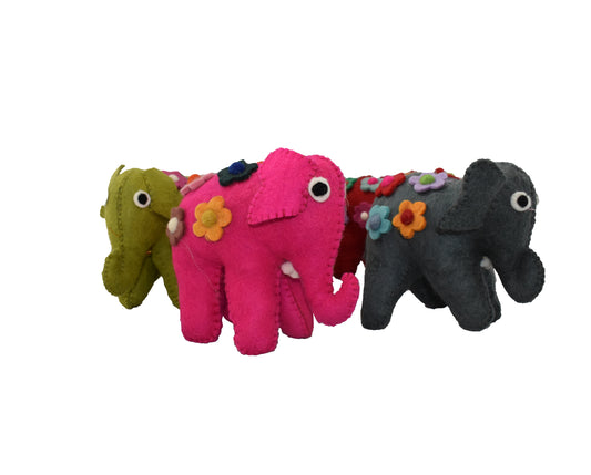 Large Felt Elephant