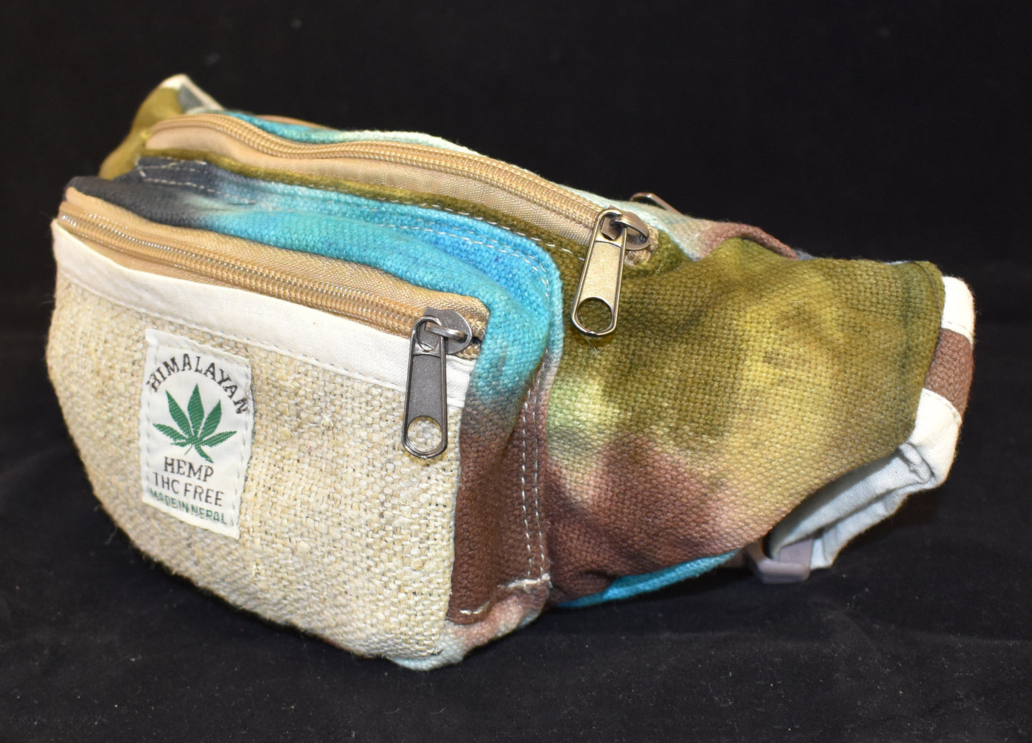 Tie Dye Hemp & Cotton Bum Bag