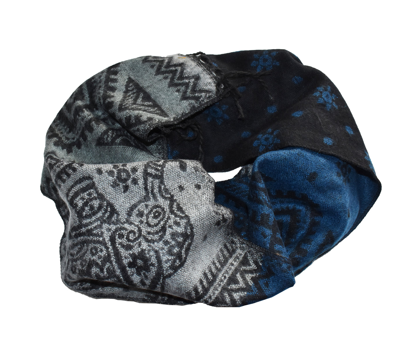 Elephant Pattern Fleece Scarf