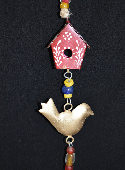 Hanging Birdbox and Bird