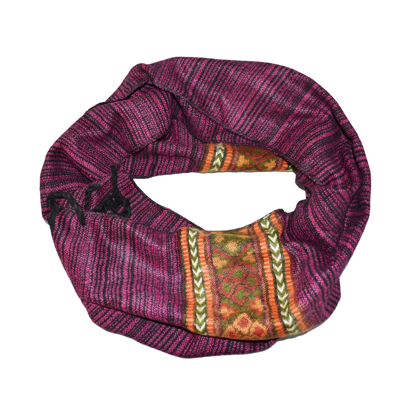 Blended Stripe Fleece Scarf