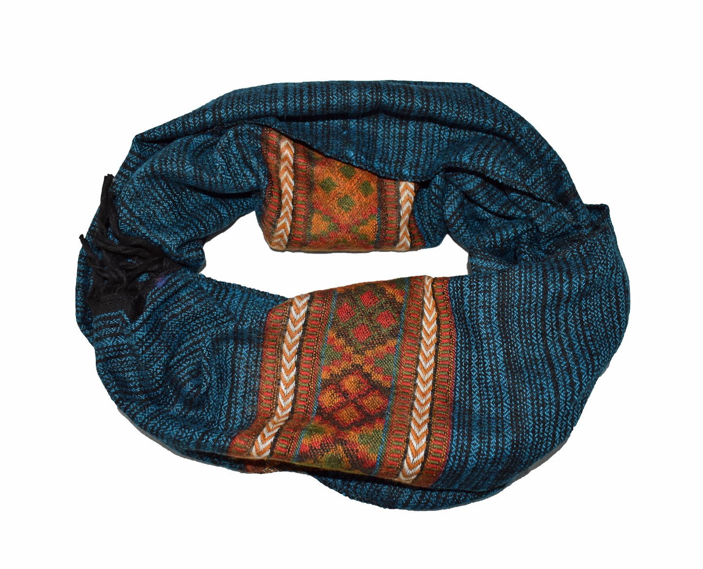 Blended Stripe Fleece Scarf