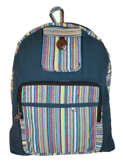 Striped Cotton Back Pack