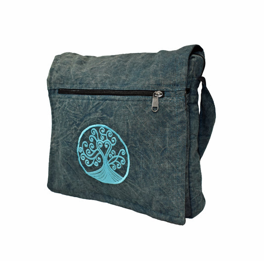 Tree of Life Extra Large Shoulder Satchel Bag