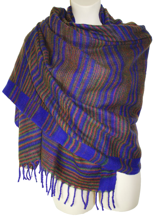 Acrylic Fleece Blanket Shawl