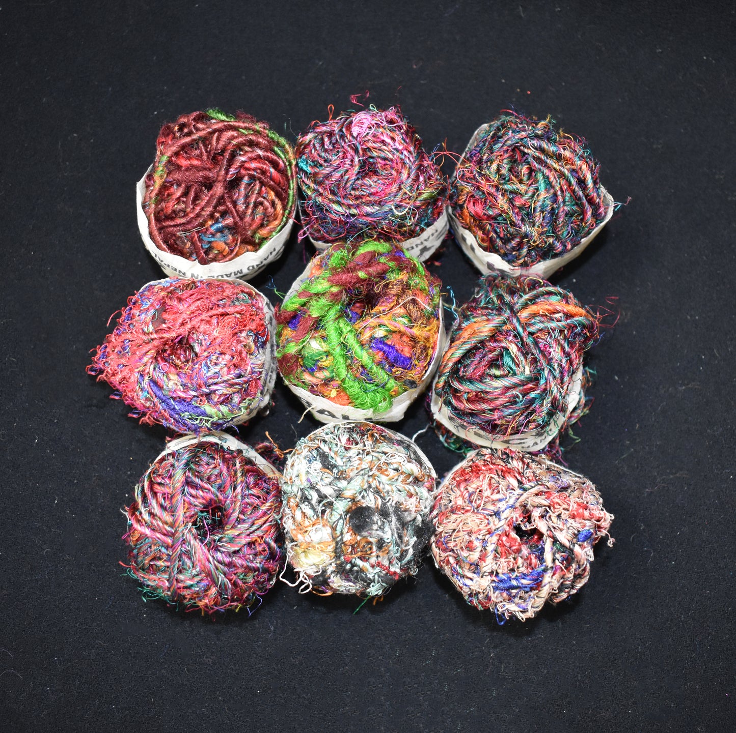 Recycled Sari Silk Thread Ball