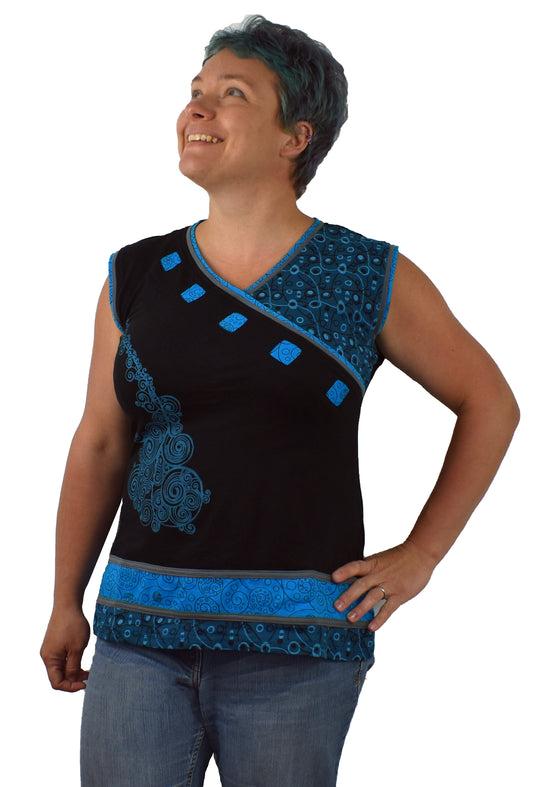 Floral Sleeveless Vest Top