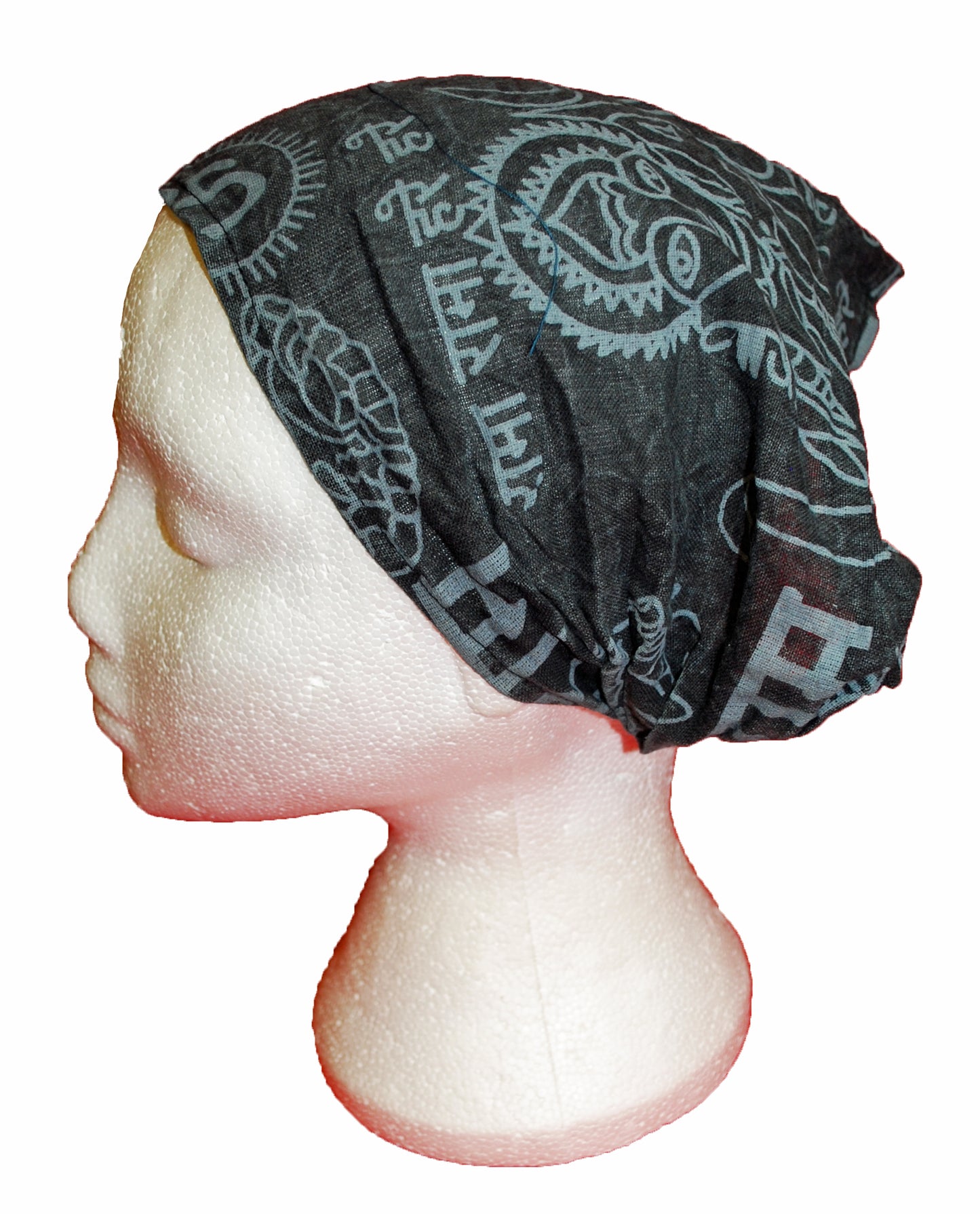 Om Print Bandana Hair Band