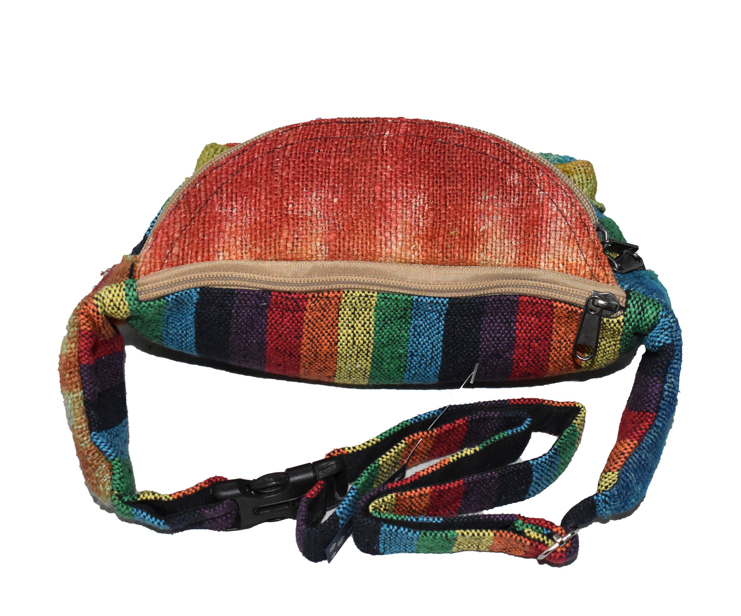 Rainbow Tie Dye Hemp & Cotton Bum Bag