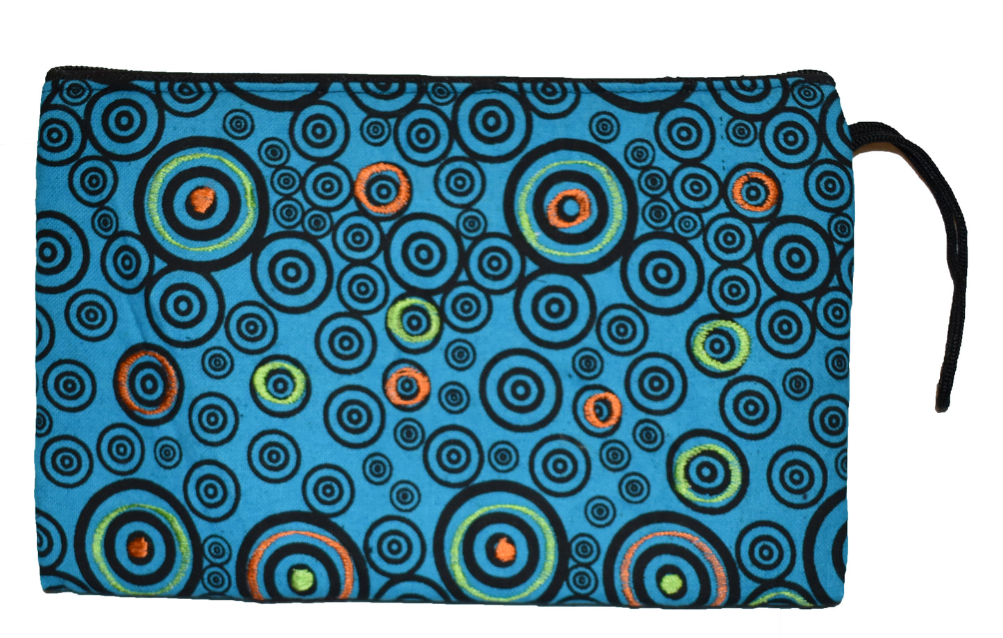 Large Printed & Embroidered Cotton Purse