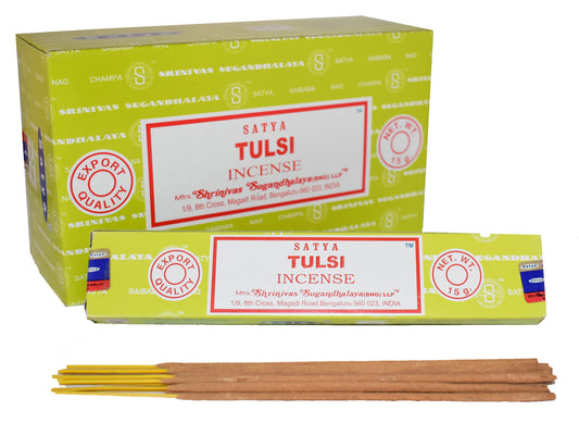 Satya Tulsi Incense 15g 12 Sticks