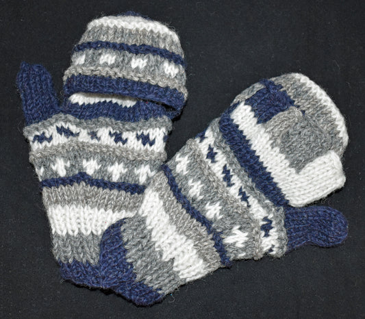 Knitted Wool Fleece Lined Hunter Gloves