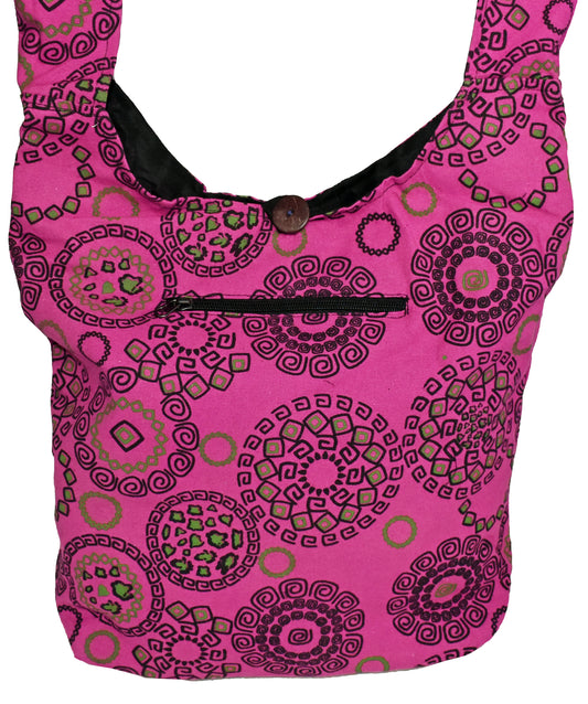 Printed Cotton Saddhu Monk Bag