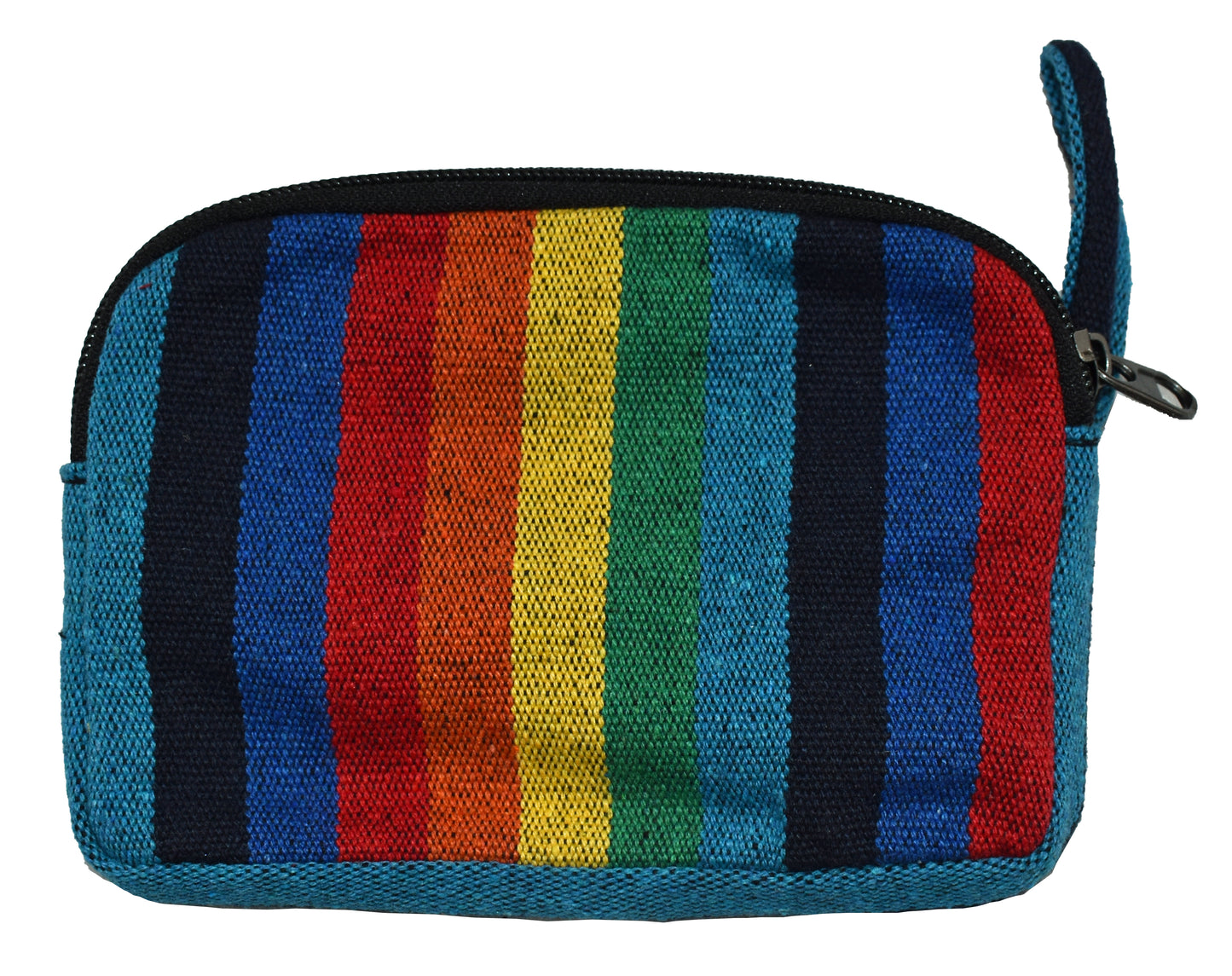 Large Rainbow Cotton Coin Purse