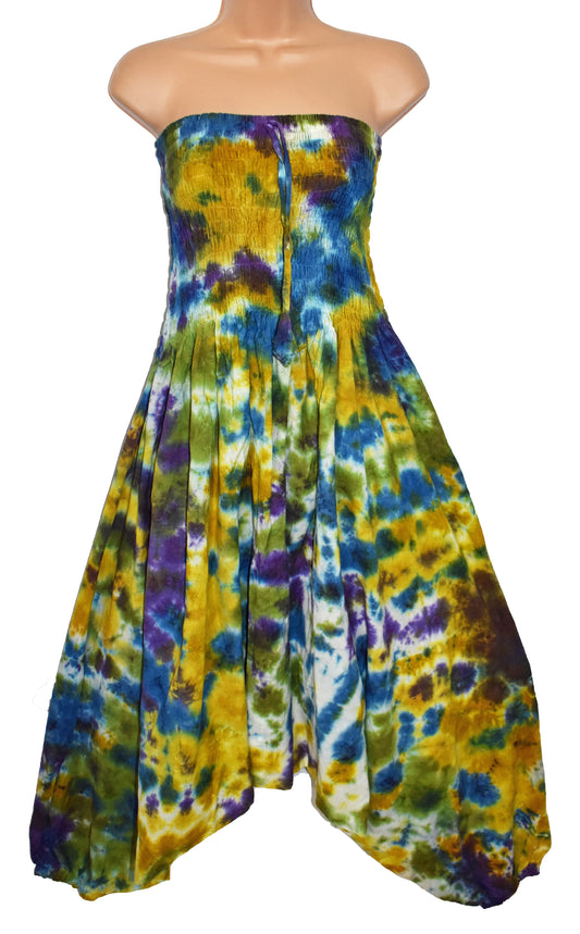 Tie Dye Afghani Trouser Dress