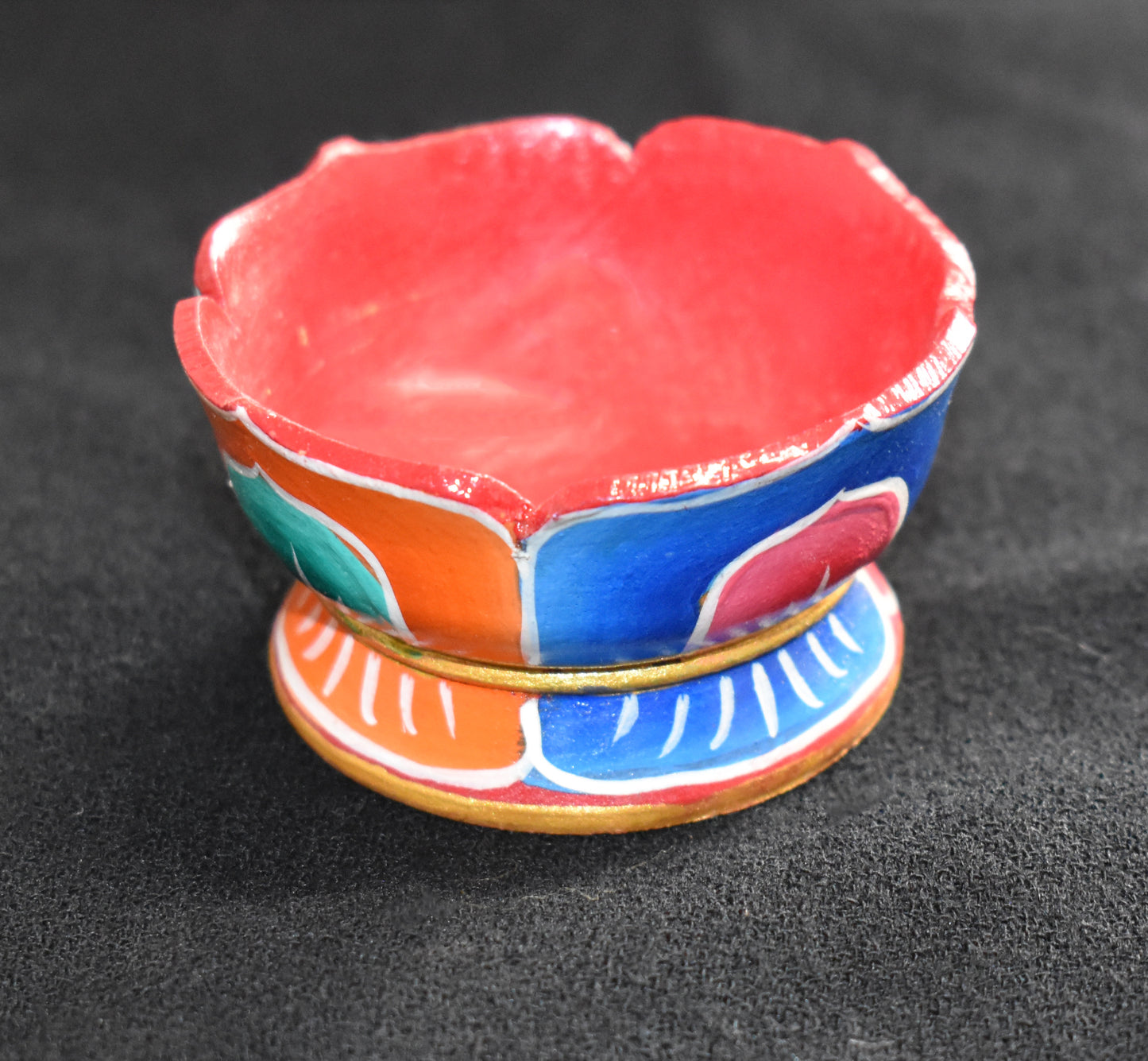 Round Lotus Flower Incense Holder