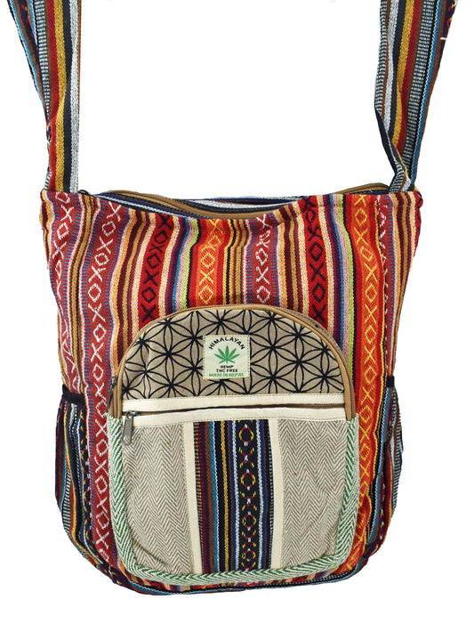 Woven Cotton Saddhu Shoulder Bag
