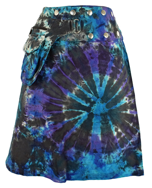 Tie Dye Popper Skirt