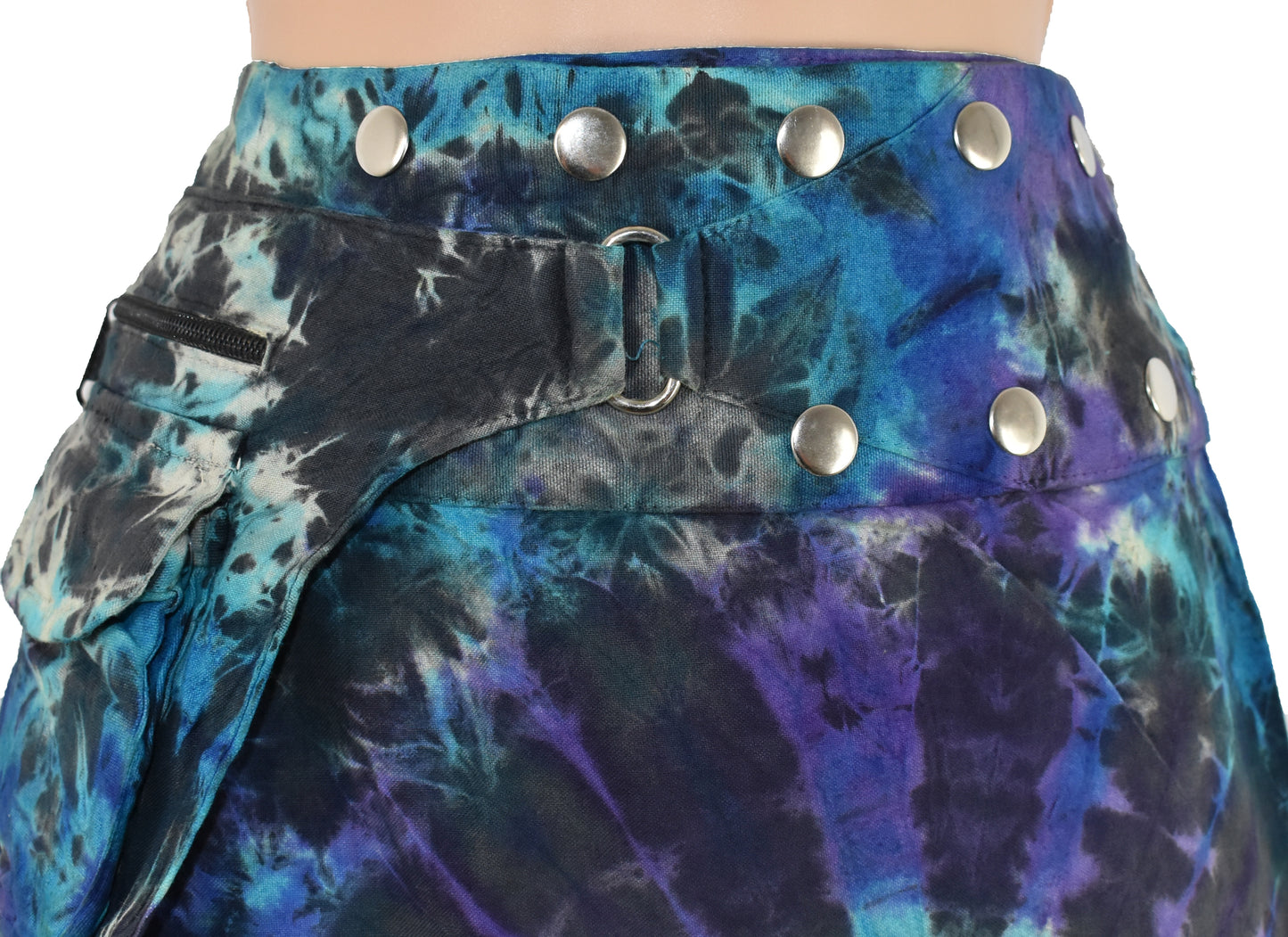 Tie Dye Popper Skirt