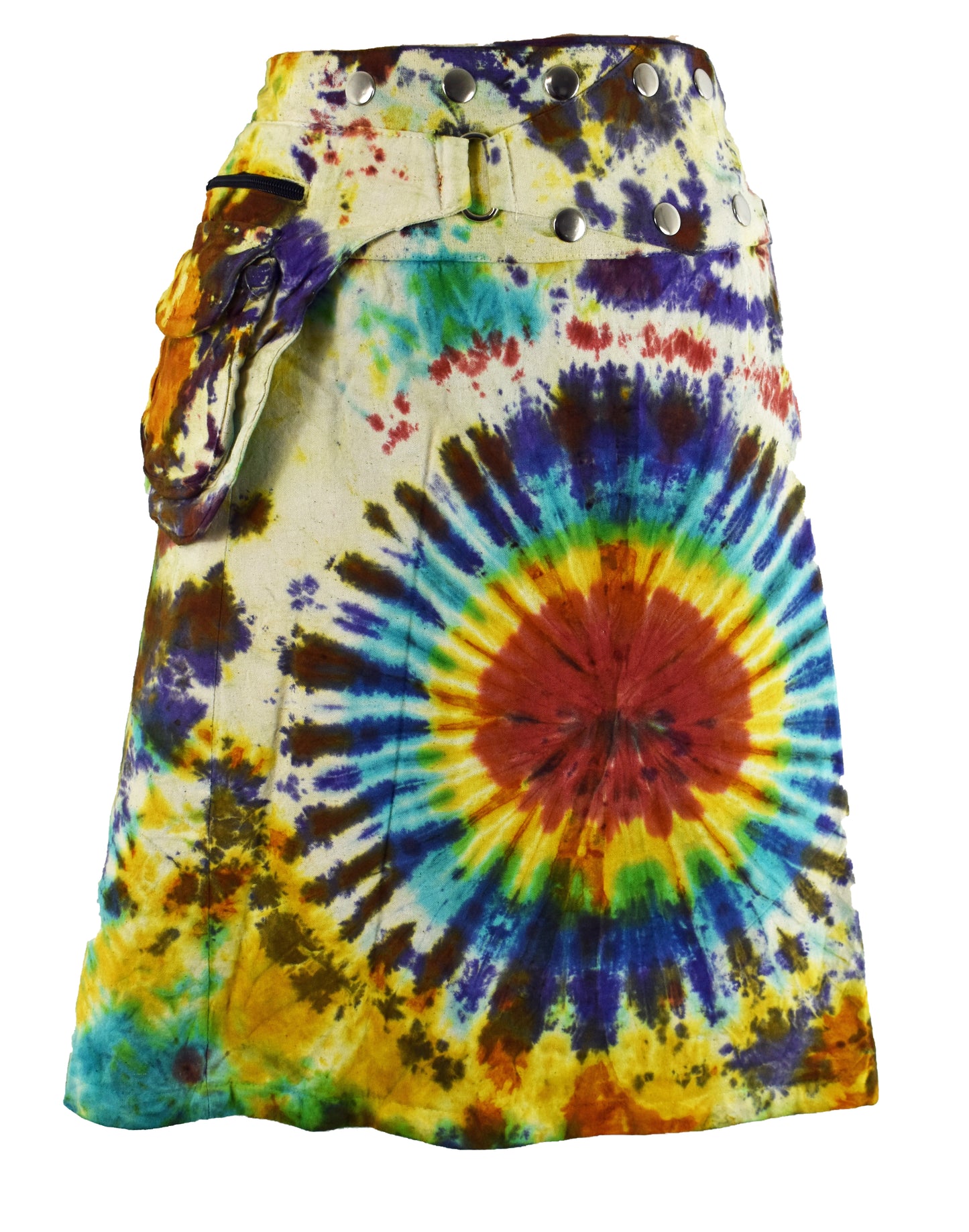 Tie Dye Popper Skirt