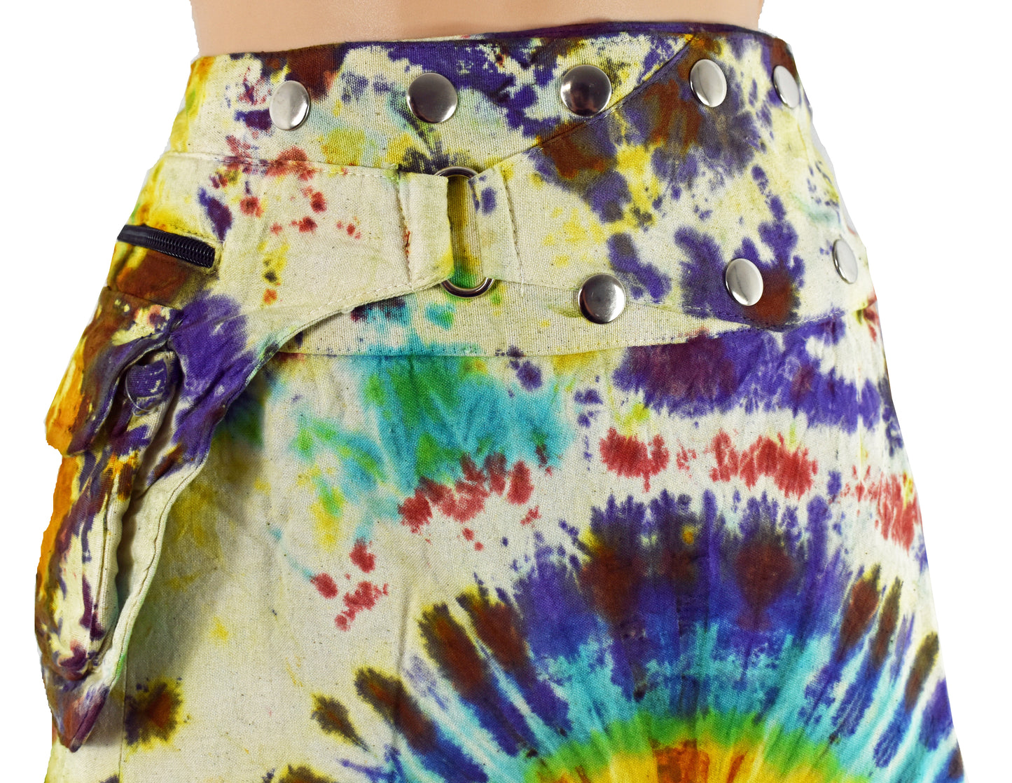 Tie Dye Popper Skirt