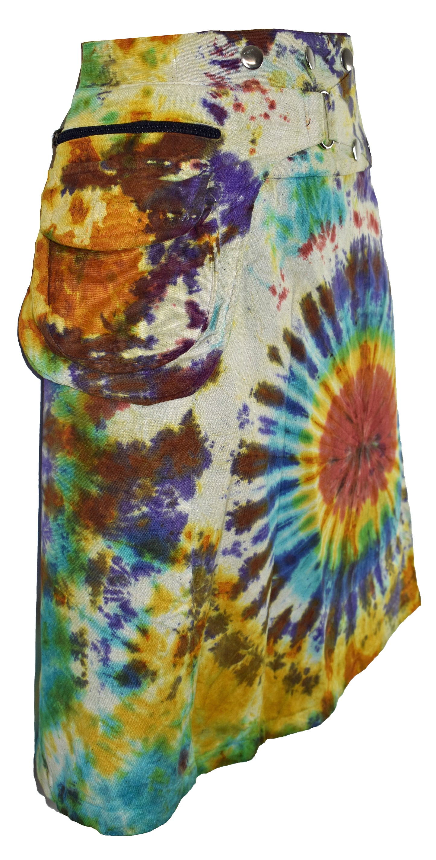 Tie Dye Popper Skirt