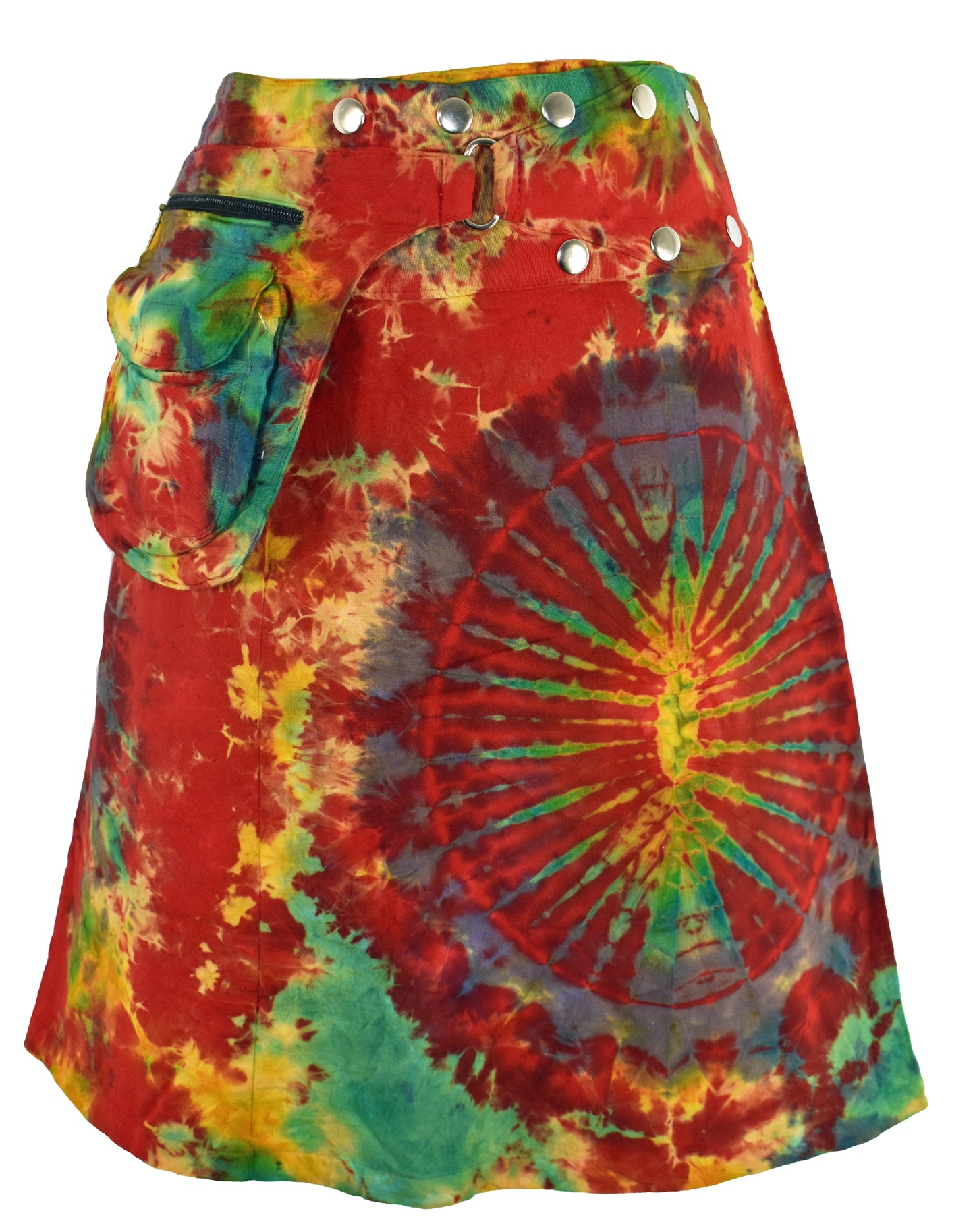 Tie Dye Popper Skirt