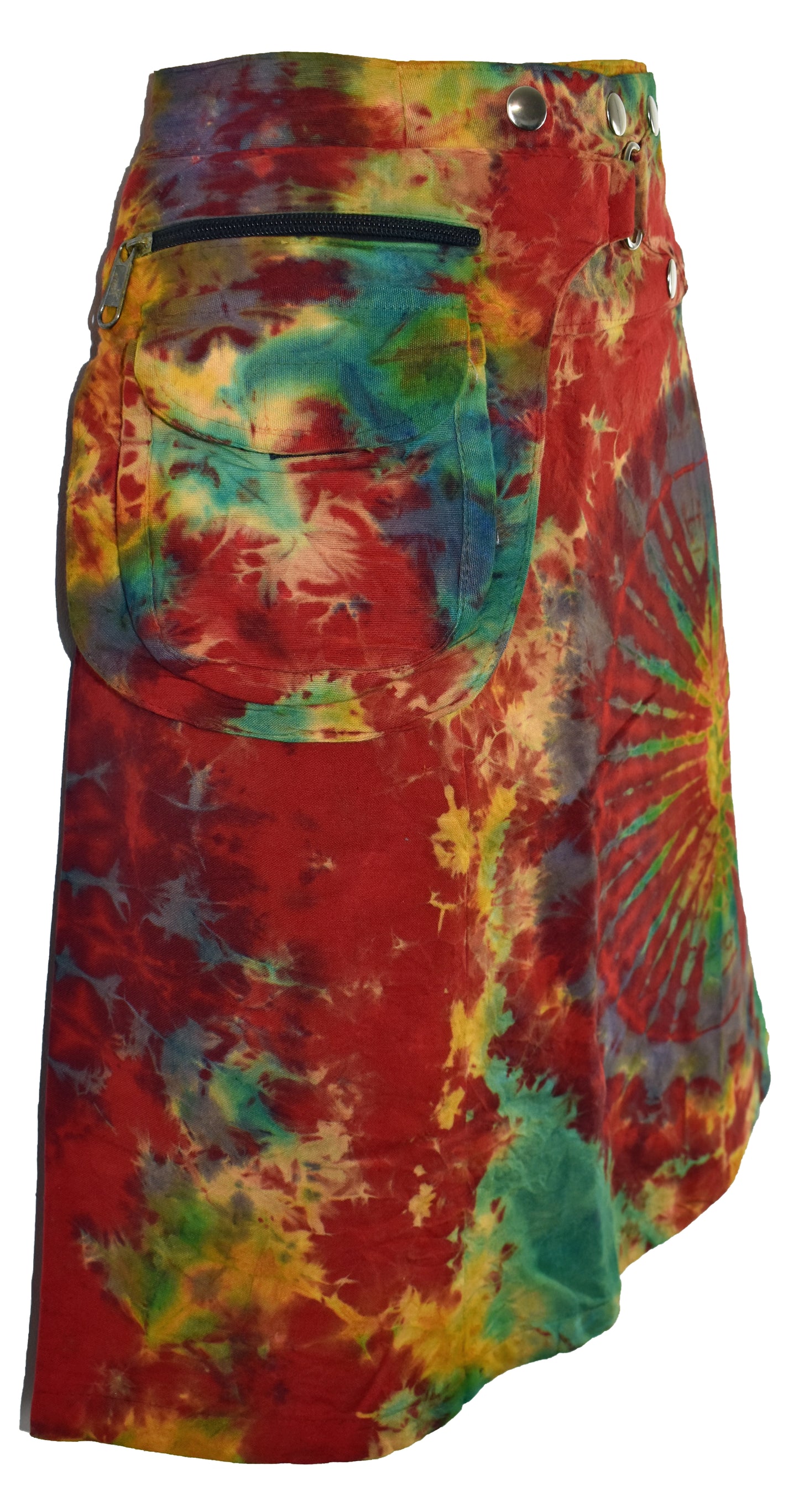 Tie Dye Popper Skirt