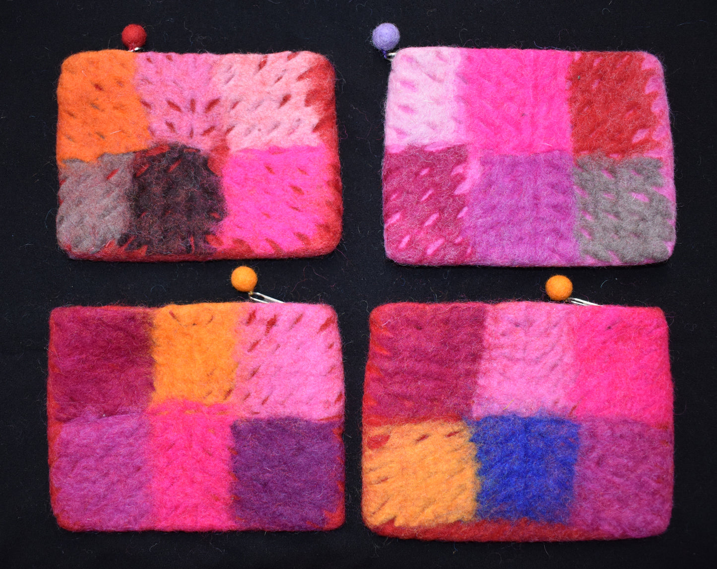 Felt Purses - 6 Tone
