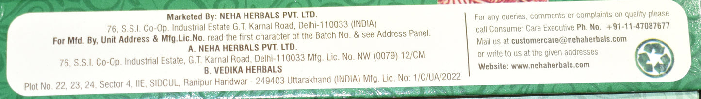 Neha Mehndi Natural Henna Cones - Box 12