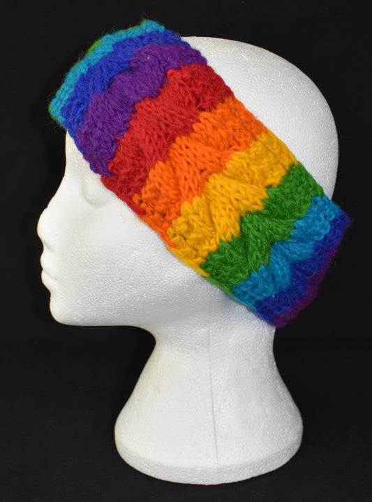 Lined Knitted Wool Head Band